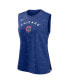 ფოტო #3 პროდუქტის Women's Royal Chicago Cubs Muscle Play Tank Top