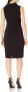 Фото #2 товара Платье Tahari 258965 женское безрукавное Scuba Crepe Neck Tie Sheath черное размер 2