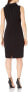 Tahari 258965 Women's Sleeveless Scuba Crepe Neck Tie Sheath Dress Black Size 2