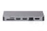 Фото #10 товара DIGITUS USB Type-C™ Multiport Travel Dock, 8 Port, Wired, USB 3.2 Gen 1 (3.1 Gen 1) Type-C, 100 W, 10,100,1000 Mbit/s, Grey, MMC, MicroSD (TransFlash), MicroSDHC, MicroSDXC