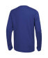 ფოტო #3 პროდუქტის Men's Royal Buffalo Bills Side Drill Long Sleeve T-shirt