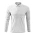 Фото #5 товара Malfini Single J. LS M MLI-21100 white polo shirt
