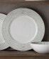 Hammock "Stripes" Rim Dinner Plates, Set of 4