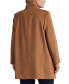 ფოტო #2 პროდუქტის Women's Plus Size Buckle-Collar Coat