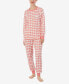 Women's Soft Knit Long Sleeve 2 Piece Pajama Set