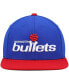 Фото #3 товара Men's Blue, Red Washington Bullets Hardwood Classics Team Two-Tone 2.0 Snapback Hat