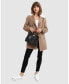 Women's Women Liberty Sherpa Collar Wool Blend Coat