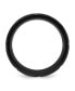 ფოტო #3 პროდუქტის Stainless Steel Brushed and Polished Black IP-plated Band Ring