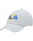 Фото #1 товара Men's Gray Los Angeles Rams Clean Up Adjustable Hat