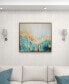 Фото #5 товара Canvas Enlarge Slice Geode Framed Wall Art with Gold-Tone Frame, 47" x 2" x 35"