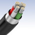 Фото #11 товара Przewód kabel 5-pinowy pozłacany USB - mini USB 0.25m czarny