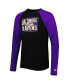 Men's Black Baltimore Ravens Current Raglan Long Sleeve T-shirt