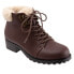 Фото #2 товара Trotters Becky 2.0 T2052-200 Womens Burgundy Leather Casual Dress Boots 6.5