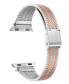 ფოტო #2 პროდუქტის Unisex Eliza Stainless Steel Bicolor Band for Apple Watch Size- 42mm, 44mm, 45mm, 49mm