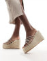 Simmi London Sand embellished espadrille in gold