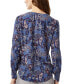 Фото #2 товара Women's Simplified Printed Utility Blouse
