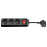 Фото #1 товара Wentronic 96049 - 3 AC outlet(s) - Black - 250 V - 16 A - Black