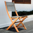 Фото #10 товара CHILLVERT Napoles FSC Eucalyptus And Fabric Folding Chair 50.65x49.6x93.2 cm