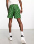 Gramicci shell canyon ripple print short in green