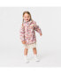 Toddler, Child Girls Apple Love Recycled Waterproof Raincoat