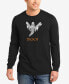 ფოტო #1 პროდუქტის Men's Halloween Ghost Word Art Long Sleeve T-shirt