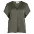 Фото #2 товара VILA Ellette V Short Sleeve Blouse