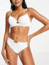 Ann Summers riviera high waist bikini bottom in white