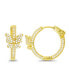 ფოტო #1 პროდუქტის Hoop Earrings in 14K Gold Plated or Sterling Silver