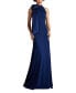 ფოტო #1 პროდუქტის Women's Sims Taffeta Shoulder Bow Halter Gown