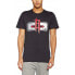 Фото #1 товара Мужская спортивная футболка черная с логотипом Adidas Rockets
