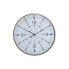 Wall Clock DKD Home Decor Crystal Golden Metal White Compass (60 x 3 x 60 cm)