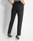 Фото #2 товара Women's Two-Tone Straight-Leg Ankle Pants