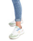 Women's Sneakers By White With Multicolor Accent