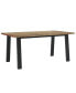 Фото #1 товара Dining Table Solid Acacia Wood 66.9"x35.4"