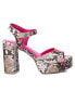 Фото #2 товара Women's Heeled Platform Sandals BUGA By Multicolor