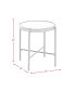 Фото #6 товара Carlo Round End Table with Glass Top