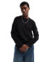 Calvin Klein Jeans badge jumper in black