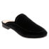 Фото #2 товара Trotters Ginette T2159-048 Womens Black Suede Slip On Mule Sandals Shoes 6