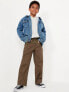 Baggy Non-Stretch Carpenter Pants for Boys