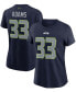 Фото #1 товара Women's Jamal Adams College Navy Seattle Seahawks Name Number T-shirt