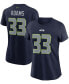 Women's Jamal Adams College Navy Seattle Seahawks Name Number T-shirt