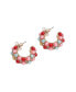 ფოტო #1 პროდუქტის Women's Cluster Hoop Earrings