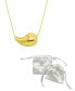 Фото #2 товара ADORNIA tarnish Resistant 14K Gold-Plated Teardrop Sculptural Necklace