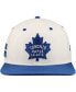 Men's Cream Toronto Maple Leaf's Retro Classic Logo Snapback Hat