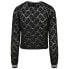 URBAN CLASSICS Lace Top Short Lace College Crew long sleeve T-shirt