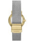Women's Kuppel Lille Quartz Three Hand Silver-Tone Stainless Steel Watch, 32mm