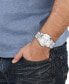 Salvatore Men's Swiss Classic Stainless Steel Bracelet Watch 42mm