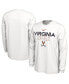 Men's White Virginia Cavaliers On Court Long Sleeve T-shirt