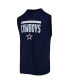 ფოტო #3 პროდუქტის Big Boys Dak Prescott Navy Dallas Cowboys Fast Track V-Neck Tank Top