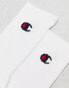 Champion crew socks in white 3 pack